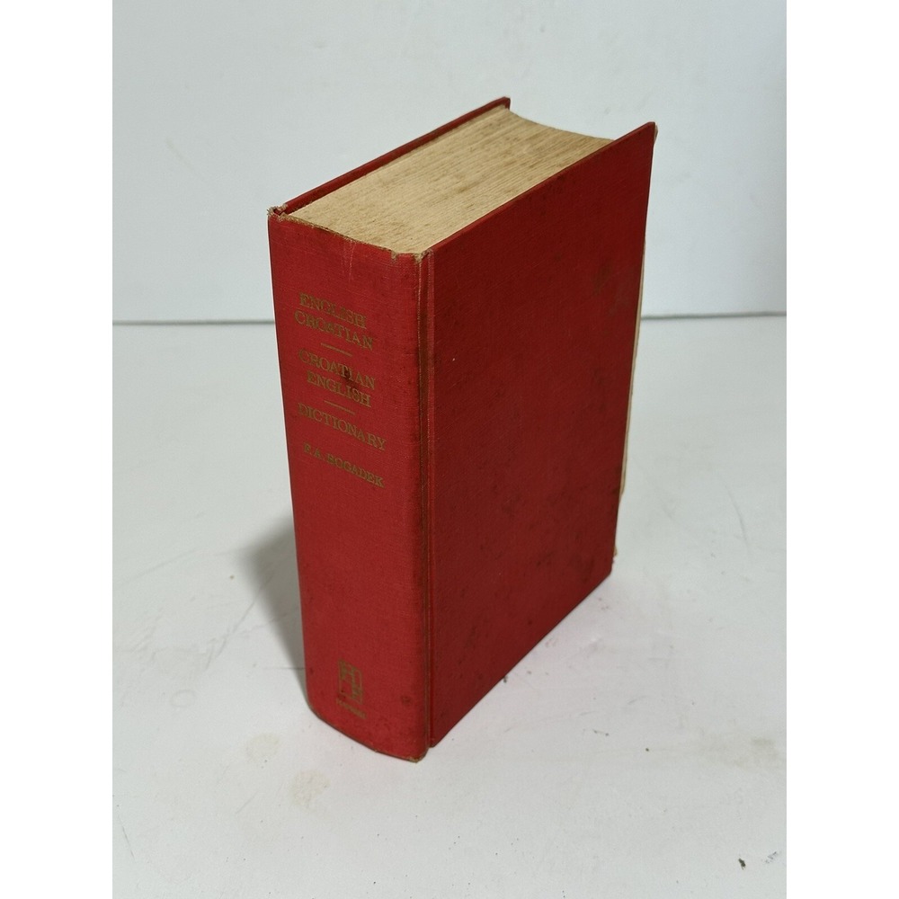CROATIAN to ENGLISH & new‎ english - croatian 1944 Vintage DICTIONARY Hafner NY